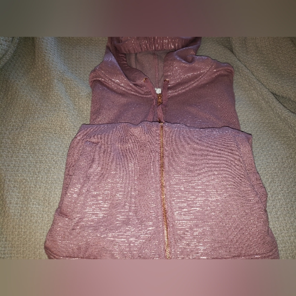 Rose gold sweat jacket - Picture 2 of 6